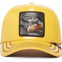trucker-cap-gelb-schlange-mamba-mentality-puff-patent-the-farm-von-goorin-bros