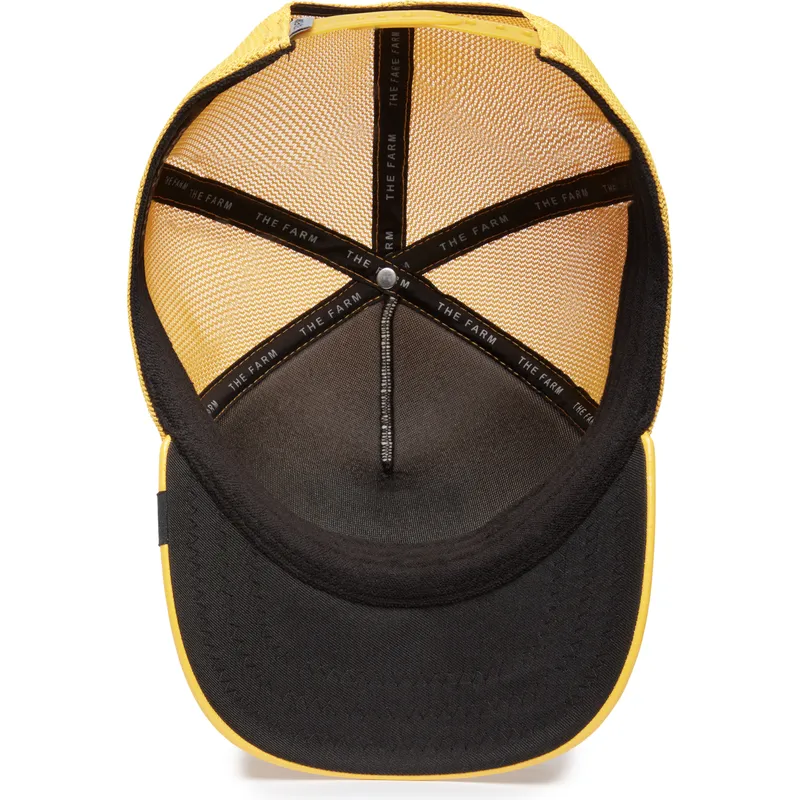 cepur-izliekta-truckeris-dzeltens-snapback-mamba-mentality-puff-patent-the-farm-no-goorin-bros
