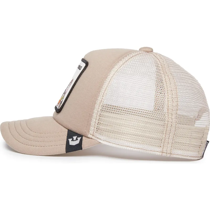 gorra-trucker-beige-para-nino-gato-curious-what-s-that-the-farm-de-goorin-bros