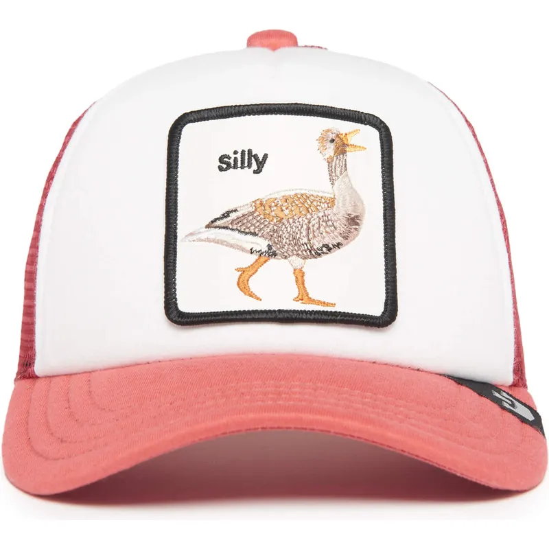 cepur-izliekta-truckeris-sarkans-snapback-berniem-so-silly-the-farm-no-goorin-bros