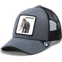goorin-bros-kinder-trucker-kappe-grau-mammut-mammoth-fuzzy-trunk-extinct-the-farm