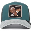 cepur-izliekta-truckeris-zals-snapback-fly-high-eagle-fan-the-farm-no-goorin-bros