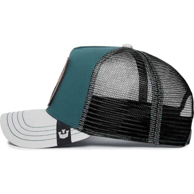 cepur-izliekta-truckeris-zals-snapback-fly-high-eagle-fan-the-farm-no-goorin-bros