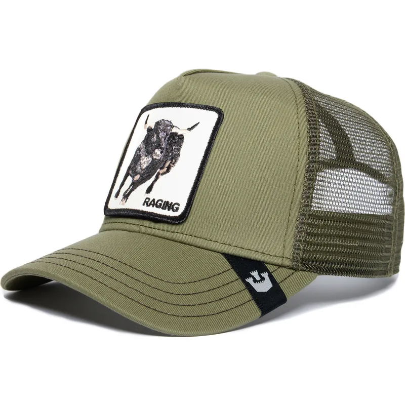 cepur-izliekta-truckeris-zals-snapback-raging-road-rage-truckin-the-farm-no-goorin-bros