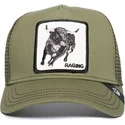cepur-izliekta-truckeris-zals-snapback-raging-road-rage-truckin-the-farm-no-goorin-bros