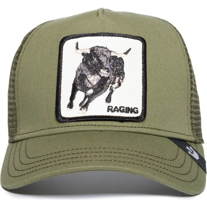 cepur-izliekta-truckeris-zals-snapback-raging-road-rage-truckin-the-farm-no-goorin-bros