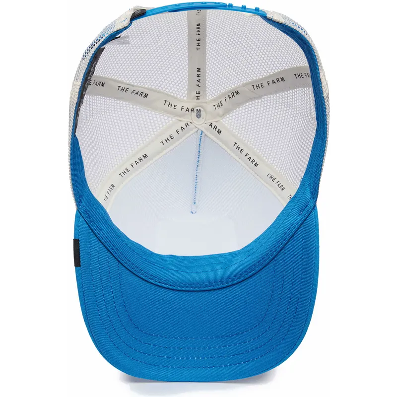 cepur-izliekta-truckeris-zils-snapback-berniem-wild-stripes-the-farm-no-goorin-bros