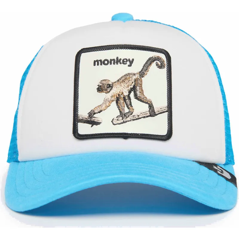 cepur-izliekta-truckeris-zils-snapback-berniem-monkey-mo-bizness-the-farm-no-goorin-bros