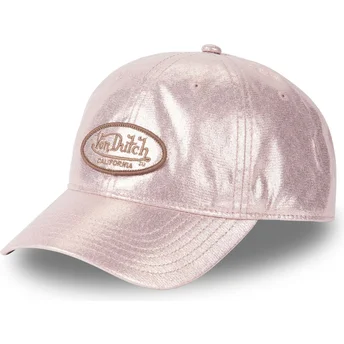 Cepur izliekta rozā regulējams PIN no Von Dutch
