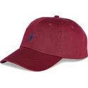 cepur-izliekta-sarkans-regulejams-cotton-chino-classic-sport-no-polo-ralph-lauren