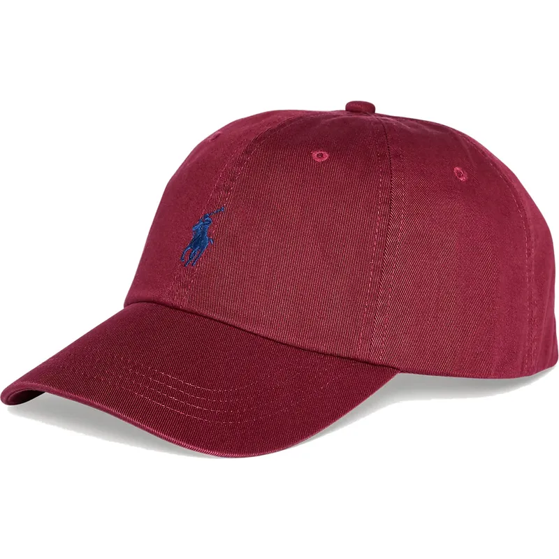 cepur-izliekta-sarkans-regulejams-cotton-chino-classic-sport-no-polo-ralph-lauren