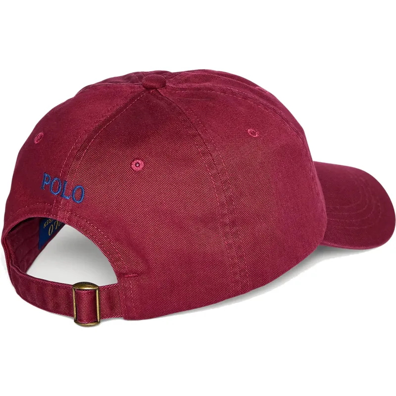 cepur-izliekta-sarkans-regulejams-cotton-chino-classic-sport-no-polo-ralph-lauren