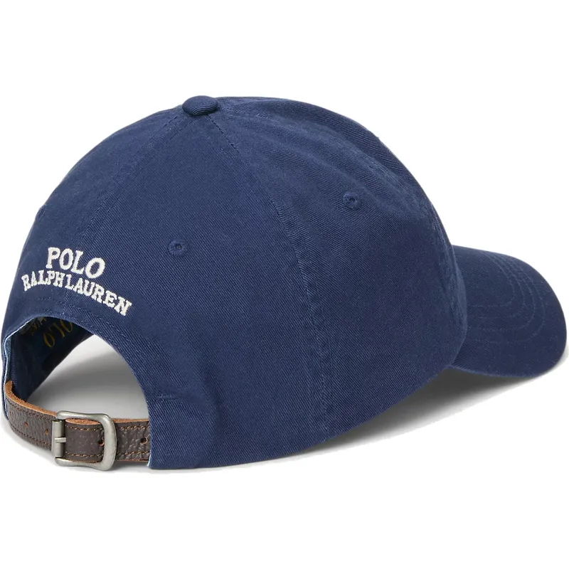 cepur-izliekta-tumsi-zils-regulejams-bear-twill-no-polo-ralph-lauren