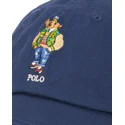 cepur-izliekta-tumsi-zils-regulejams-bear-twill-no-polo-ralph-lauren