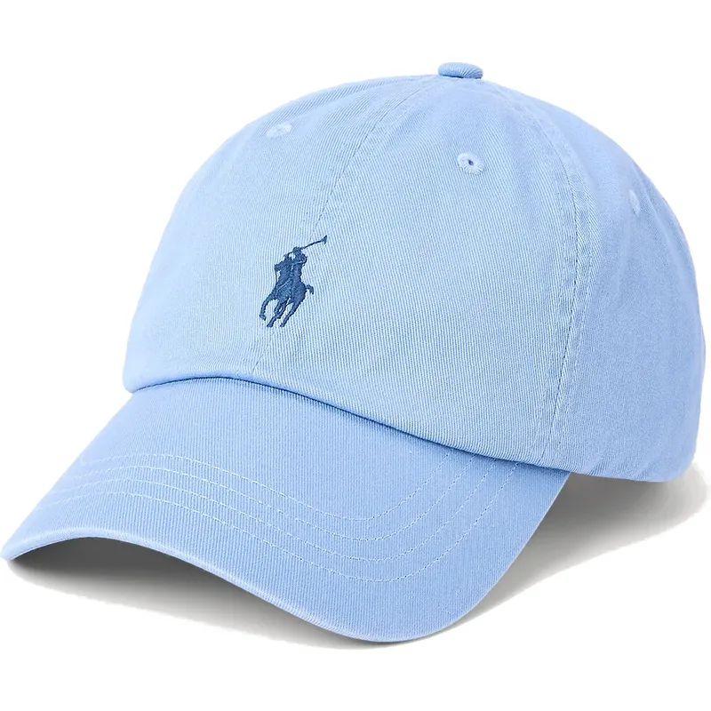 cepur-izliekta-zils-regulejams-cotton-chino-classic-sport-no-polo-ralph-lauren