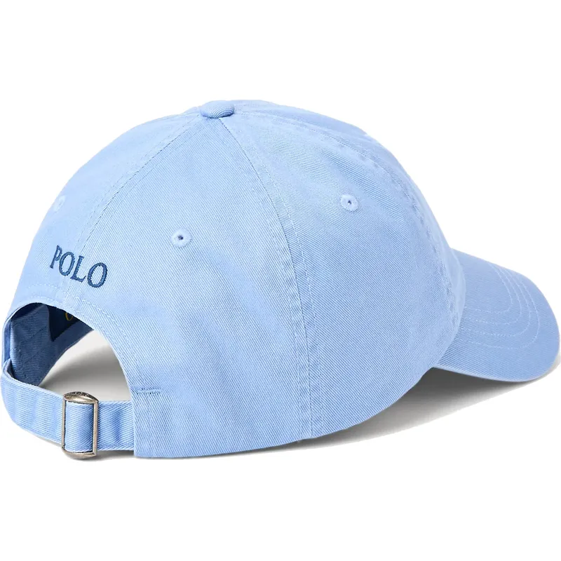 cepur-izliekta-zils-regulejams-cotton-chino-classic-sport-no-polo-ralph-lauren