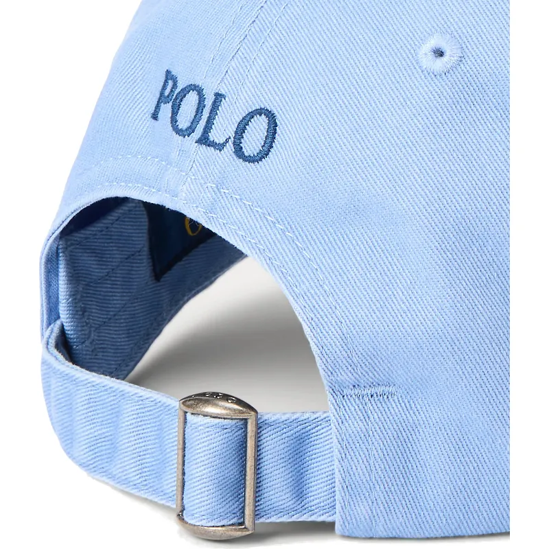 cepur-izliekta-zils-regulejams-cotton-chino-classic-sport-no-polo-ralph-lauren