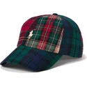cepur-izliekta-daudzkrasains-regulejams-classic-sport-plaid-no-polo-ralph-lauren