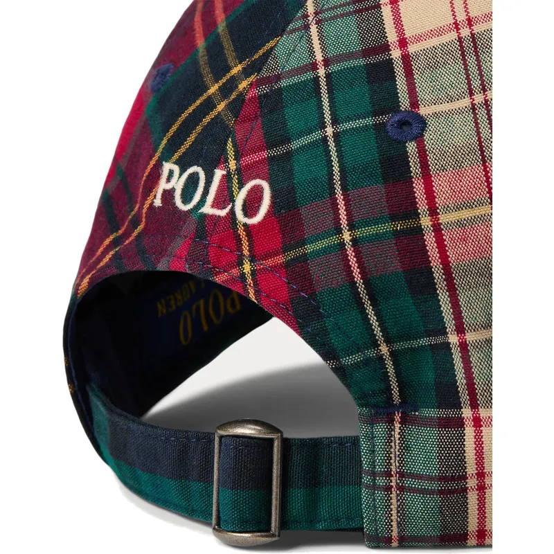 cepur-izliekta-daudzkrasains-regulejams-classic-sport-plaid-no-polo-ralph-lauren
