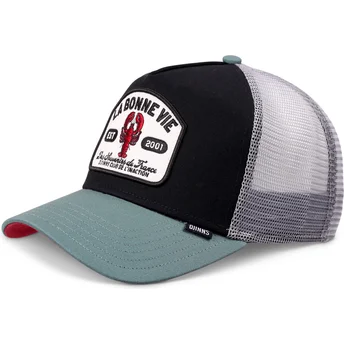 Cepur izliekta truckeris melns snapback La Bonne Vie HFT no Djinns