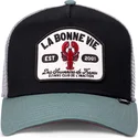 cepur-izliekta-truckeris-melns-snapback-la-bonne-vie-hft-no-djinns
