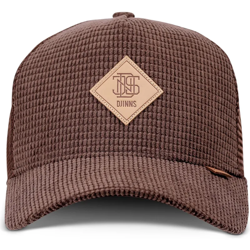 cepur-izliekta-truckeris-bruns-snapback-hft-waffle-cord-no-djinns