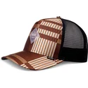 cepur-izliekta-truckeris-bruns-snapback-hft-shiny-check-no-djinns