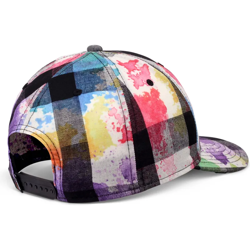 cepur-izliekta-daudzkrasains-snapback-truefit-dirty-check-no-djinns