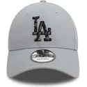 graue-verstellbare-9forty-seasonal-infill-kappe-der-los-angeles-dodgers-mlb-von-new-era