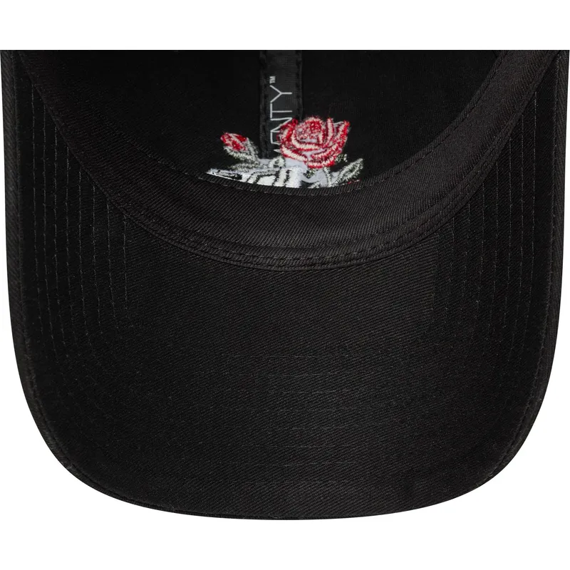 cepur-izliekta-melns-regulejams-9twenty-rose-icon-no-new-era