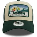 cepur-izliekta-truckeris-zals-snapback-a-frame-ski-patch-no-aspen-ciudades-y-playas-no-new-era