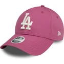 cepur-izliekta-roza-regulejams-9forty-league-essential-no-los-angeles-dodgers-mlb-no-new-era