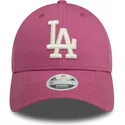 cepur-izliekta-roza-regulejams-9forty-league-essential-no-los-angeles-dodgers-mlb-no-new-era