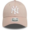 rozowa-regulowana-czapka-z-daszkiem-dla-kobiet-9forty-glitter-new-york-yankees-mlb-new-era