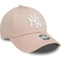 rozowa-regulowana-czapka-z-daszkiem-dla-kobiet-9forty-glitter-new-york-yankees-mlb-new-era