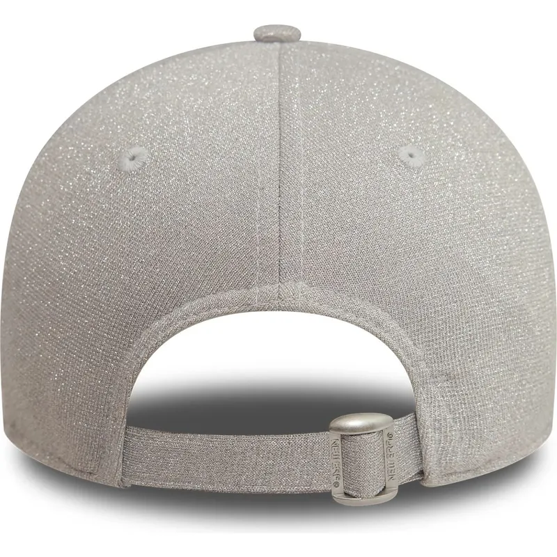 graue-verstellbare-curved-cap-fur-damen-9forty-glitter-der-new-york-yankees-mlb-von-new-era