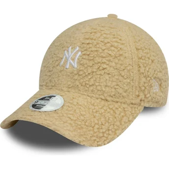 Cepur izliekta bēšs regulējams 9FORTY Borg no New York Yankees MLB no New Era