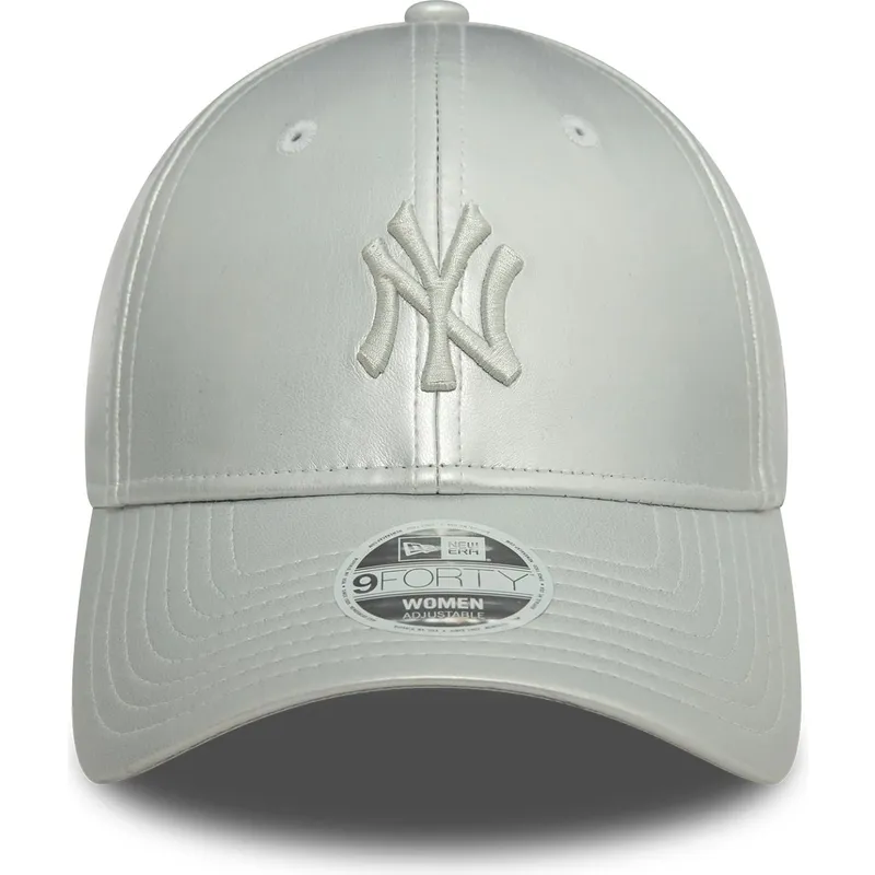 cepur-izliekta-peleks-regulejams-plateada-plateado-9forty-midi-pu-no-new-york-yankees-mlb-no-new-era