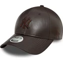 cepur-izliekta-bruns-regulejams-9forty-midi-pu-no-new-york-yankees-mlb-no-new-era