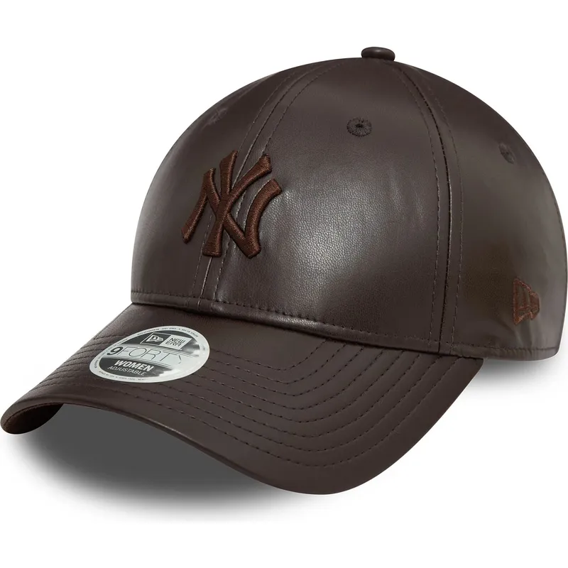 cepur-izliekta-bruns-regulejams-9forty-midi-pu-no-new-york-yankees-mlb-no-new-era