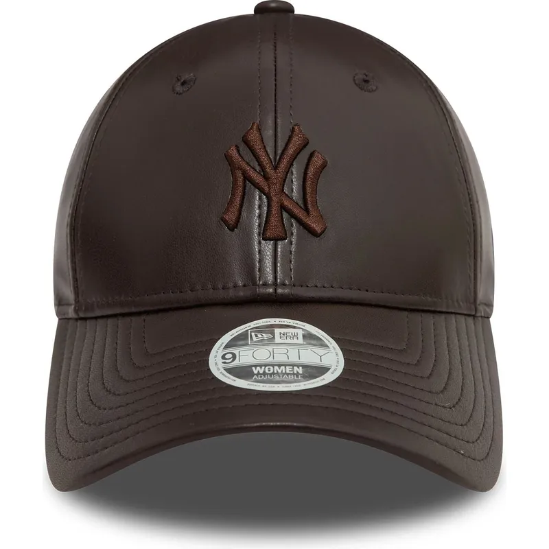 cepur-izliekta-bruns-regulejams-9forty-midi-pu-no-new-york-yankees-mlb-no-new-era