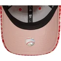 verstellbare-rosa-damen-cap-9forty-hahnentritt-new-york-yankees-mlb-von-new-era