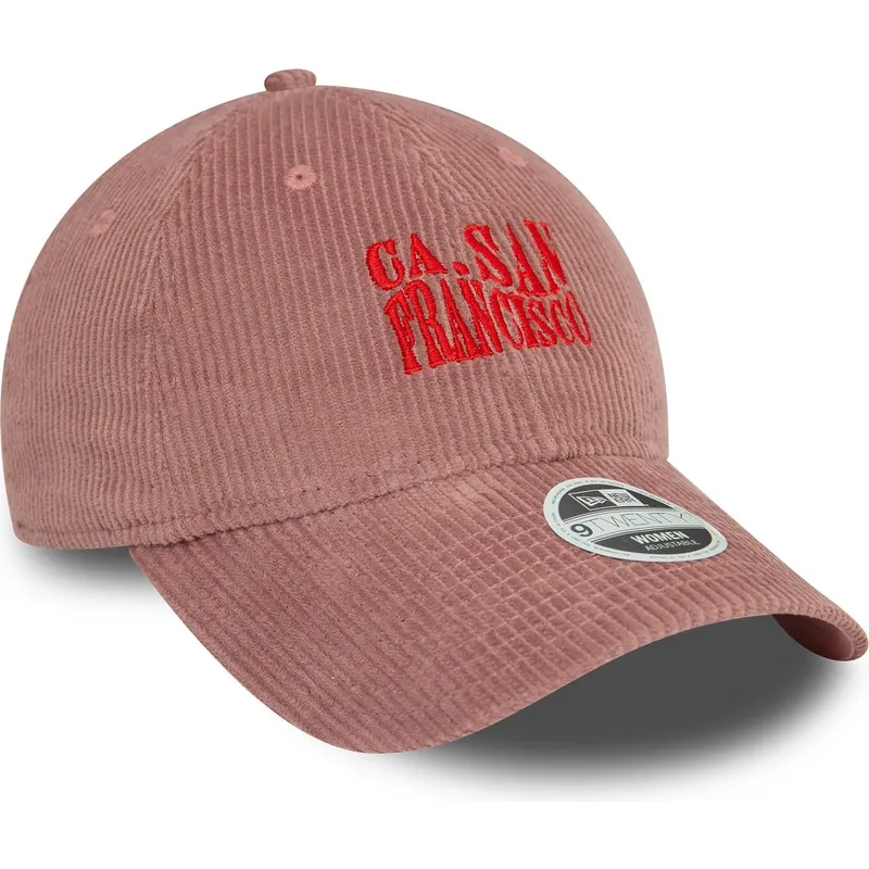 cap-izliekta-pink-adjustable-strap-9twenty-cord-no-san-francisco-ciudades-y-playas-california-no-new-era