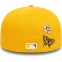 cepur-plakana-dzeltens-pieguloss-59fifty-icon-no-atlanta-braves-mlb-no-new-era
