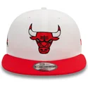 cepur-plakana-sarkans-snapback-9fifty-white-crown-patch-no-chicago-bulls-nba-no-new-era