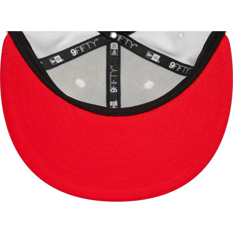 cepur-plakana-sarkans-snapback-9fifty-white-crown-patch-no-chicago-bulls-nba-no-new-era