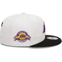 cepur-plakana-melns-snapback-9fifty-white-crown-patch-no-los-angeles-lakers-nba-no-new-era