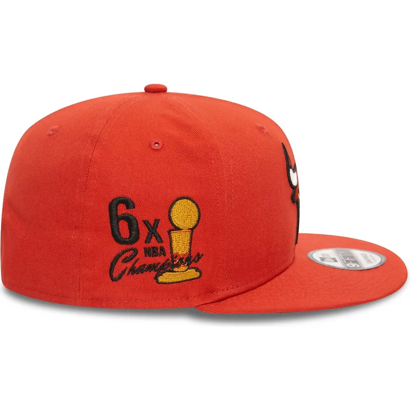 chicago-bulls-nba-new-era-9fifty-seasonal-flower-orange-snapback-kappe
