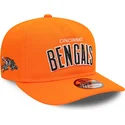 new-era-9fifty-a-frame-coaches-snapback-kappe-mit-gebogenem-schirm-in-orange-der-cincinnati-bengals-nfl