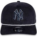 new-era-new-york-yankees-mlb-golfer-snapback-kappe-mit-gebogenem-schirm-in-marineblau-aus-cord